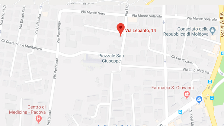 mappa studio Padova